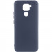 Чехол Silicone Cover Ummi Lakshmi (AA) для Xiaomi Redmi Note 9 / Redmi 10X (Синий / Midnight Blue)