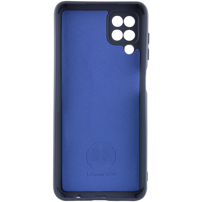 Фото Чохол Silicone Cover Ummi Lakshmi Full Camera (AA) на Samsung Galaxy A12 (Синій / Midnight Blue) на vchehle.ua