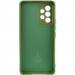 Фото Чехол Silicone Cover Ummi Lakshmi Full Camera (AA) для Samsung Galaxy A13 4G (Зеленый / Dark green) на vchehle.ua