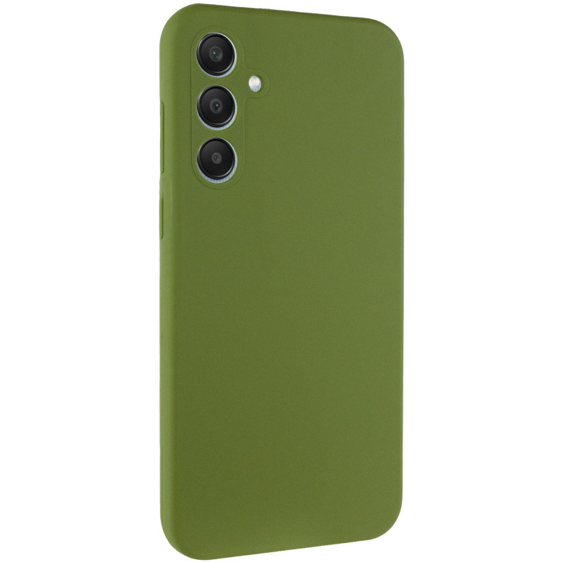 Чохол Silicone Cover Ummi Lakshmi Full Camera (AA) на Samsung Galaxy A54 5G (Зелений / Dark green)