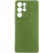 Чехол Silicone Cover Ummi Lakshmi Full Camera (AA) для Samsung Galaxy S22 Ultra (Зеленый / Dark green)