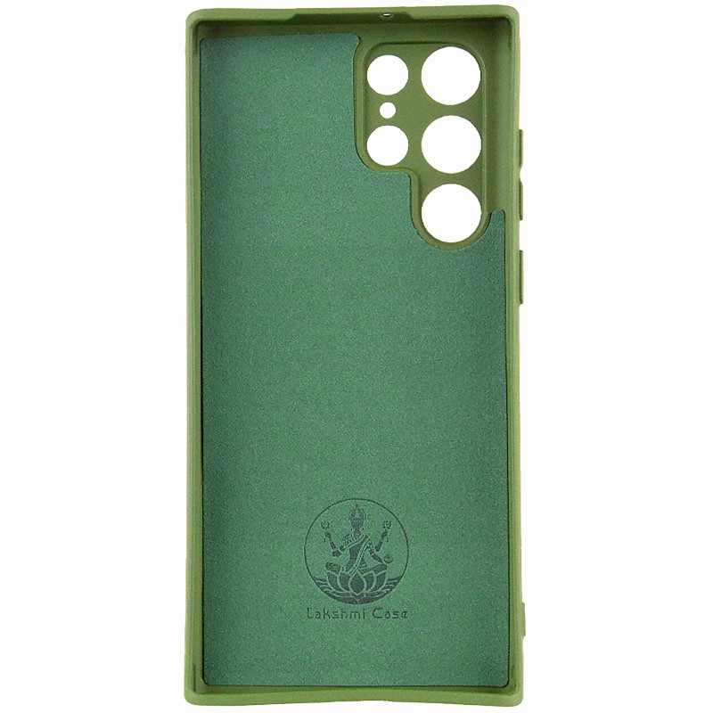 Фото Чехол Silicone Cover Ummi Lakshmi Full Camera (AA) для Samsung Galaxy S25 Ultra (Зеленый / Dark green) на vchehle.ua