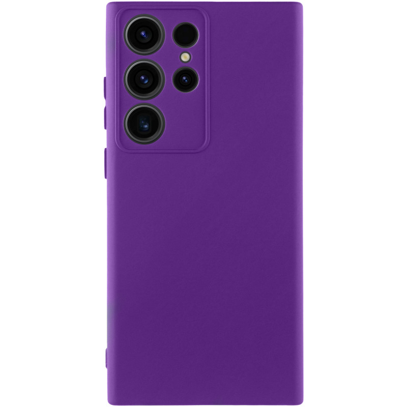 Чехол Silicone Cover Ummi Lakshmi Full Camera (AA) для Samsung Galaxy S25 Ultra (Фиолетовый / Purple)