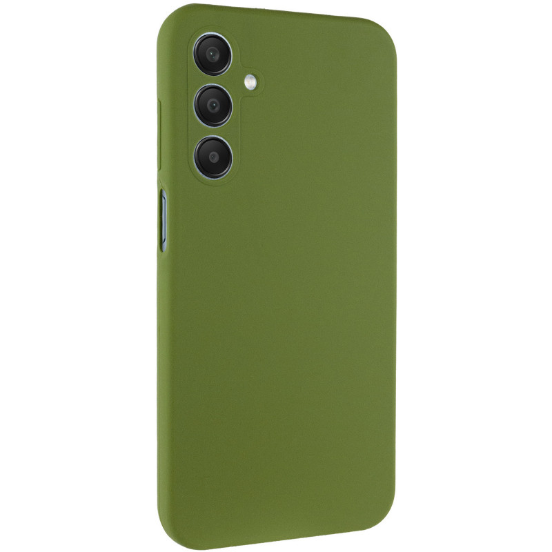 Чехол Silicone Cover Ummi Lakshmi Full Camera (AA) для Samsung Galaxy A37 5G (Зеленый / Dark green)