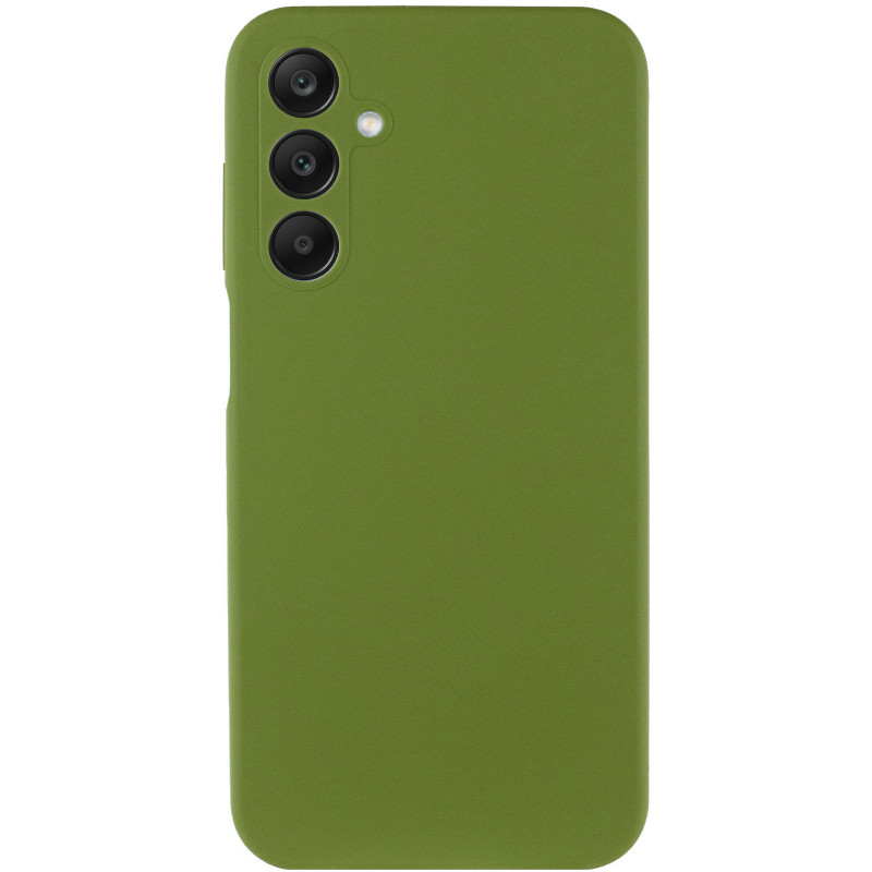 Фото Чехол Silicone Cover Ummi Lakshmi Full Camera (AA) для Samsung Galaxy A37 5G (Зеленый / Dark green) на vchehle.ua