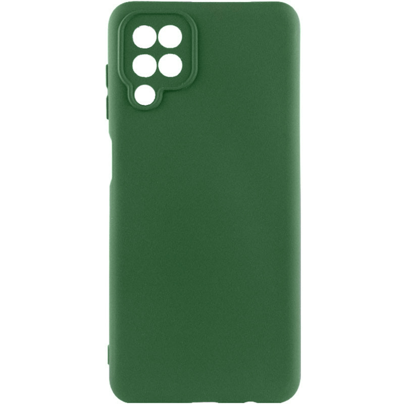 Чехол Silicone Cover Ummi Lakshmi Full Camera (AA) для Samsung Galaxy A12 (Зеленый / Cyprus Green)