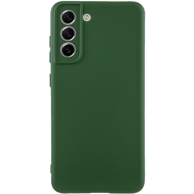 Чехол Silicone Cover Ummi Lakshmi Full Camera (AA) для Samsung Galaxy S22 (Зеленый / Cyprus Green)