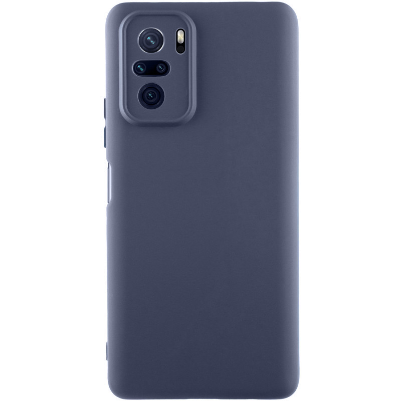 Чехол Silicone Cover Ummi Lakshmi Full Camera (AA) для Xiaomi Redmi Note 10 / Note 10s (Синий / Midnight Blue)