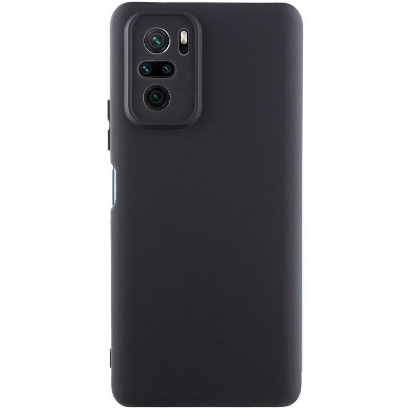 Чехол Silicone Cover Ummi Lakshmi Full Camera (AA) для Xiaomi Redmi Note 10 / Note 10s (Черный / Black)