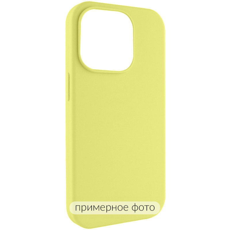 Чохол Silk (AA) NO LOGO with Magnetic Fit на Apple iPhone 17 Pro / 18 Pro (6.3") (Жовтий / Lemon Yellow)