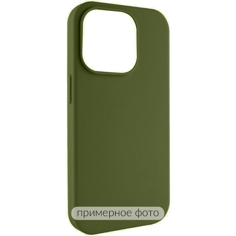 Чохол Silk (AA) NO LOGO with Magnetic Fit на Apple iPhone 17 Pro / 18 Pro (6.3") (Зелений / Dark Olive)