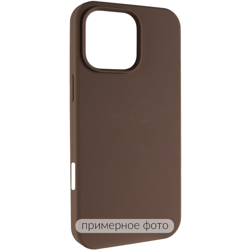 Чохол Silk (AA) NO LOGO with Magnetic Fit на Apple iPhone 17 Pro / 18 Pro (6.3") (Коричневий / Brown)