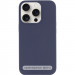Чохол Silk (AA) NO LOGO with Magnetic Fit на Apple iPhone 17 Pro / 18 Pro (6.3") (Темно-синій / Midnight blue)