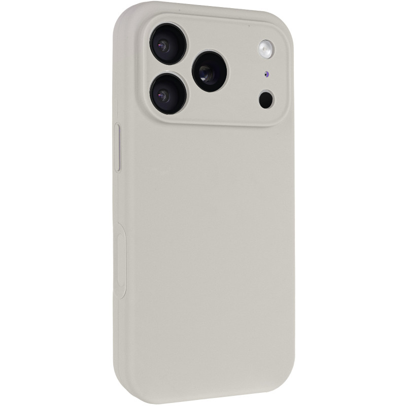 Чехол Silk Full Camera Protective (AA) NO LOGO для Apple iPhone 17 Pro / 18 Pro (6.3") (Бежевый / Antique White)