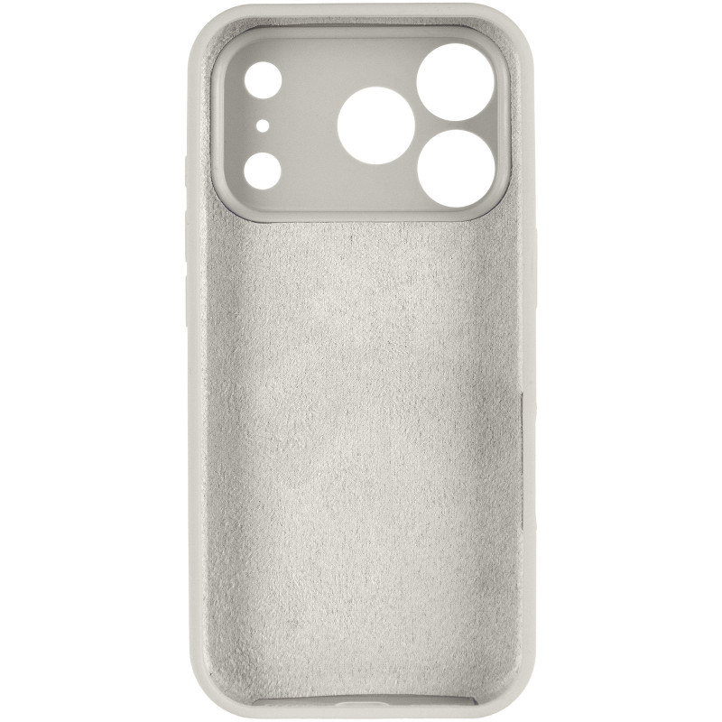 Фото Чехол Silk Full Camera Protective (AA) NO LOGO для Apple iPhone 17 Pro / 18 Pro (6.3") (Бежевый / Antique White) в магазине vchehle.ua