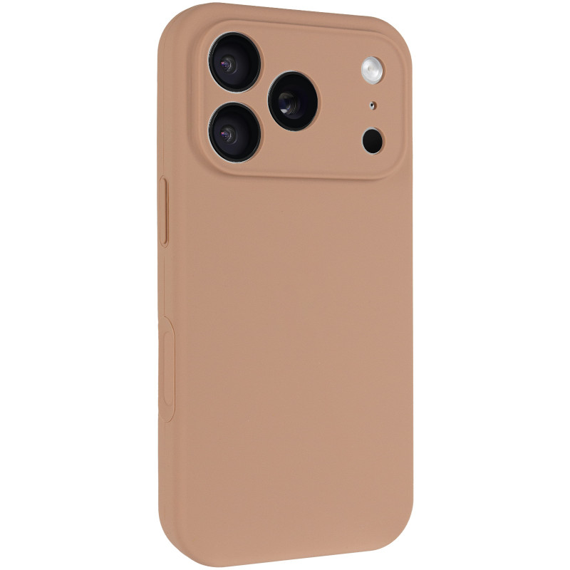 Чехол Silk Full Camera Protective (AA) NO LOGO для Apple iPhone 17 Pro / 18 Pro (6.3") (Бежевый / Desert Gold)