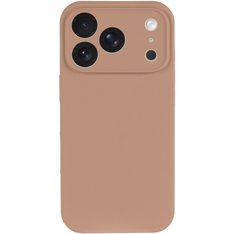 Фото Чехол Silk Full Camera Protective (AA) NO LOGO для Apple iPhone 17 Pro / 18 Pro (6.3") (Бежевый / Desert Gold) на vchehle.ua
