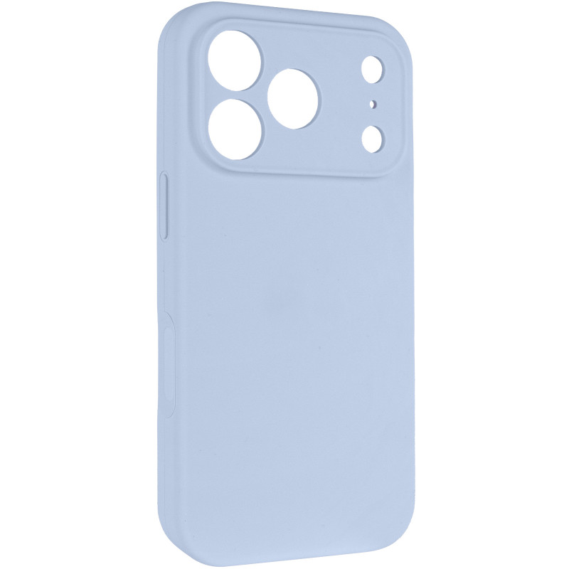 Чехол Silk Full Camera Protective (AA) NO LOGO для Apple iPhone 17 Pro / 18 Pro (6.3") (Голубой / Lilac Blue)