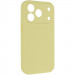 Чехол Silk Full Camera Protective (AA) NO LOGO для Apple iPhone 17 Pro / 18 Pro (6.3") (Желтый / Mellow Yellow)
