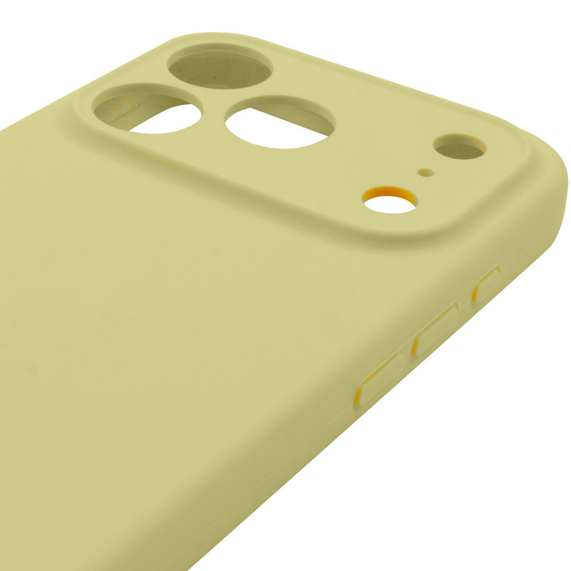 Чехол Silk Full Camera Protective (AA) NO LOGO для Apple iPhone 17 Pro / 18 Pro (6.3") (Желтый / Mellow Yellow) в магазине vchehle.ua