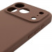 Чехол Silk Full Camera Protective (AA) NO LOGO для Apple iPhone 17 Pro / 18 Pro (6.3") (Коричневый / Brown) в магазине vchehle.ua