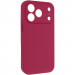Чехол Silk Full Camera Protective (AA) NO LOGO для Apple iPhone 17 Pro / 18 Pro (6.3") (Красный / Rose Red)