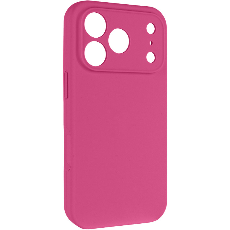 Чехол Silk Full Camera Protective (AA) NO LOGO для Apple iPhone 17 Pro / 18 Pro (6.3") (Малиновый / Dragon Fruit)