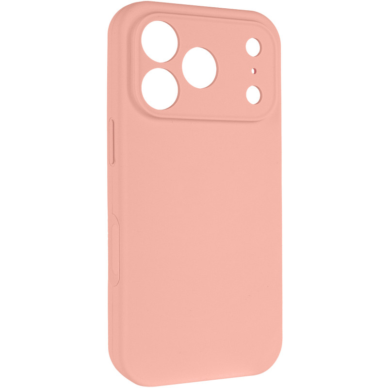 Чехол Silk Full Camera Protective (AA) NO LOGO для Apple iPhone 17 Pro / 18 Pro (6.3") (Персиковый / Peach)