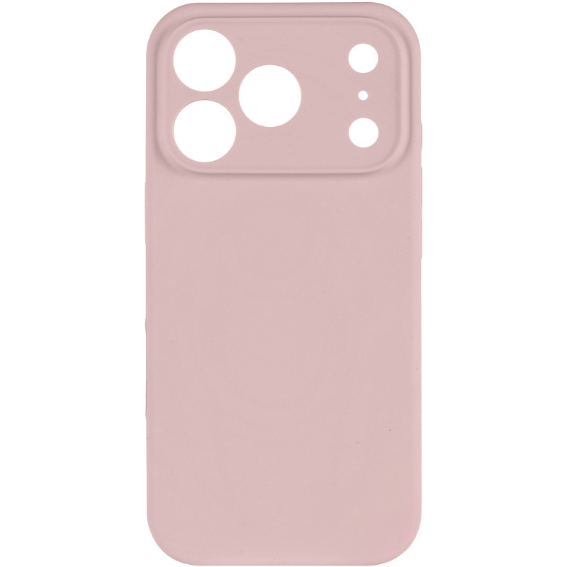 Фото Чехол Silk Full Camera Protective (AA) NO LOGO для Apple iPhone 17 Pro / 18 Pro (6.3") (Розовый / Chalk Pink) на vchehle.ua