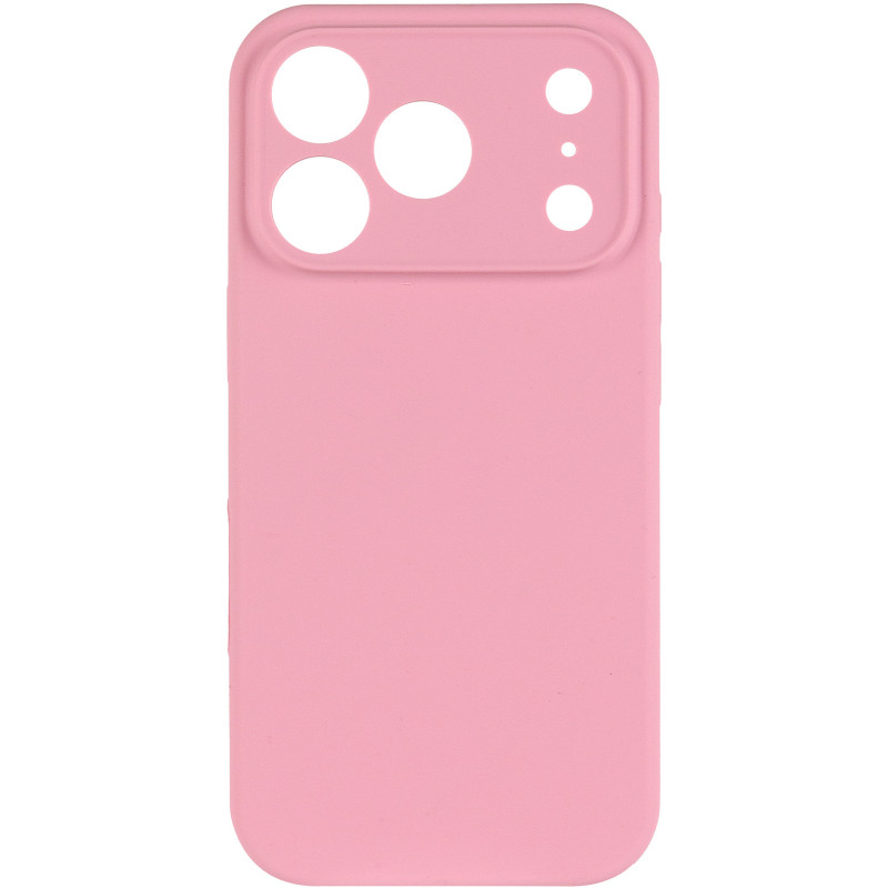 Фото Чехол Silk Full Camera Protective (AA) NO LOGO для Apple iPhone 17 Pro / 18 Pro (6.3") (Розовый / Light pink) на vchehle.ua