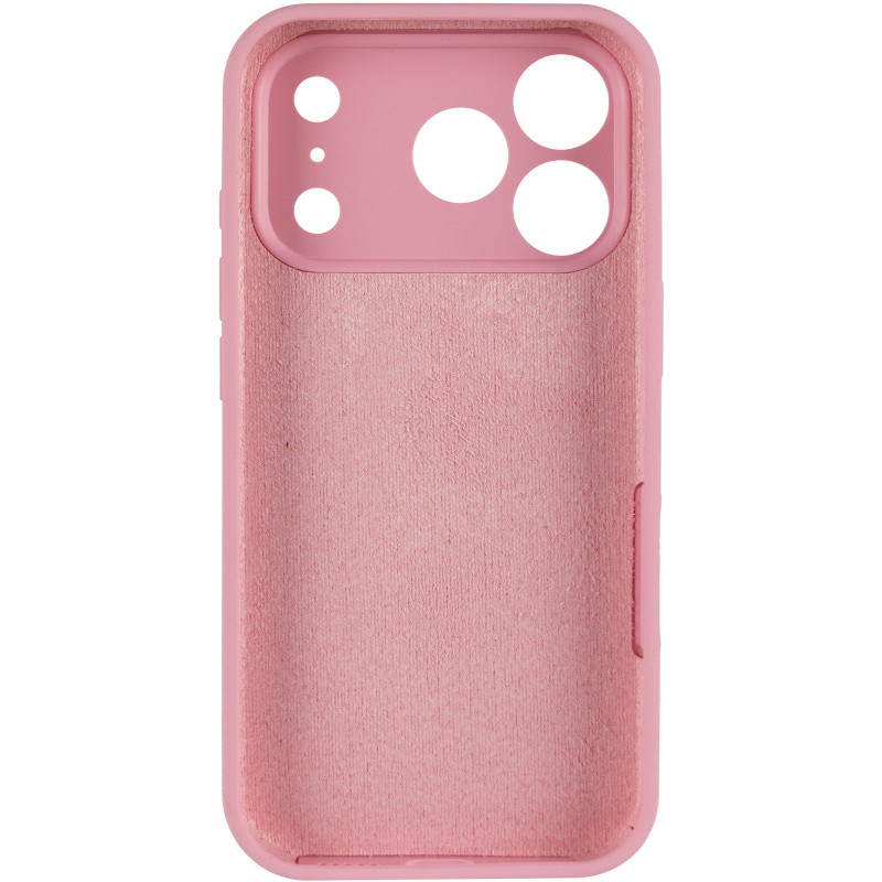 Фото Чехол Silk Full Camera Protective (AA) NO LOGO для Apple iPhone 17 Pro / 18 Pro (6.3") (Розовый / Light pink) в магазине vchehle.ua