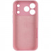 Фото Чехол Silk Full Camera Protective (AA) NO LOGO для Apple iPhone 17 Pro / 18 Pro (6.3") (Розовый / Light pink) в магазине vchehle.ua