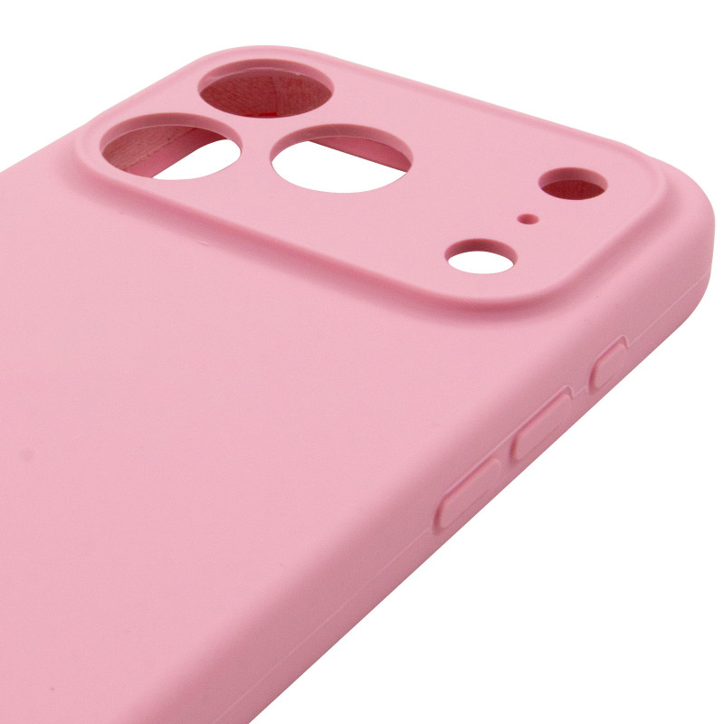 Чехол Silk Full Camera Protective (AA) NO LOGO для Apple iPhone 17 Pro / 18 Pro (6.3") (Розовый / Light pink) в магазине vchehle.ua