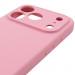 Чехол Silk Full Camera Protective (AA) NO LOGO для Apple iPhone 17 Pro / 18 Pro (6.3") (Розовый / Light pink) в магазине vchehle.ua