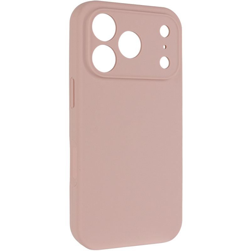 Чехол Silk Full Camera Protective (AA) NO LOGO для Apple iPhone 17 Pro / 18 Pro (6.3") (Розовый / Pink Sand)