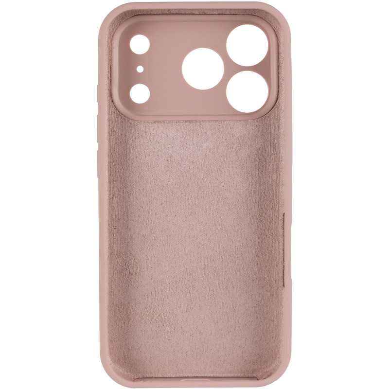 Фото Чехол Silk Full Camera Protective (AA) NO LOGO для Apple iPhone 17 Pro / 18 Pro (6.3") (Розовый / Pink Sand) в магазине vchehle.ua