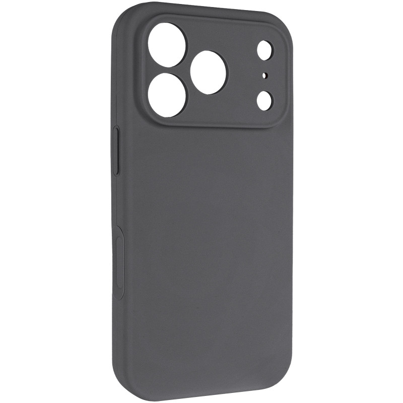 Чехол Silk Full Camera Protective (AA) NO LOGO для Apple iPhone 17 Pro / 18 Pro (6.3") (Серый / Dark Gray)