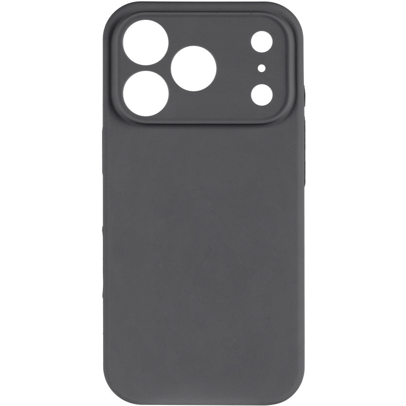 Фото Чехол Silk Full Camera Protective (AA) NO LOGO для Apple iPhone 17 Pro / 18 Pro (6.3") (Серый / Dark Gray) на vchehle.ua