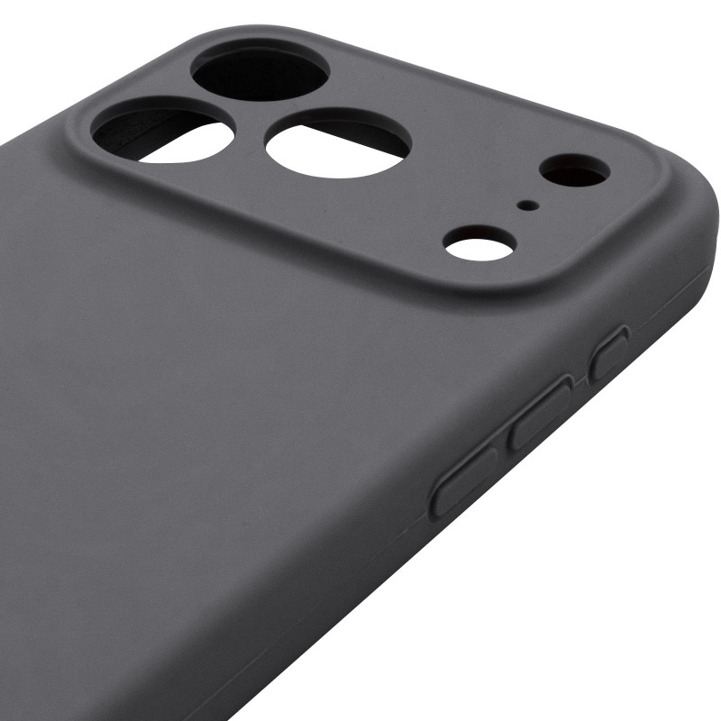 Чехол Silk Full Camera Protective (AA) NO LOGO для Apple iPhone 17 Pro / 18 Pro (6.3") (Серый / Dark Gray) в магазине vchehle.ua