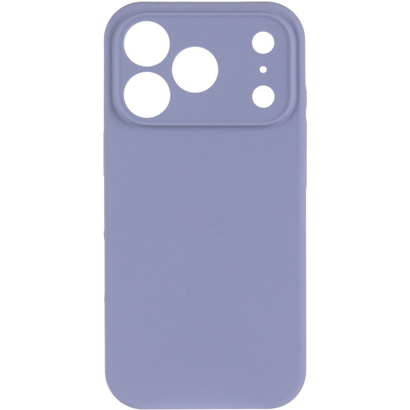 Фото Чехол Silk Full Camera Protective (AA) NO LOGO для Apple iPhone 17 Pro / 18 Pro (6.3") (Серый / Lavender Gray) на vchehle.ua
