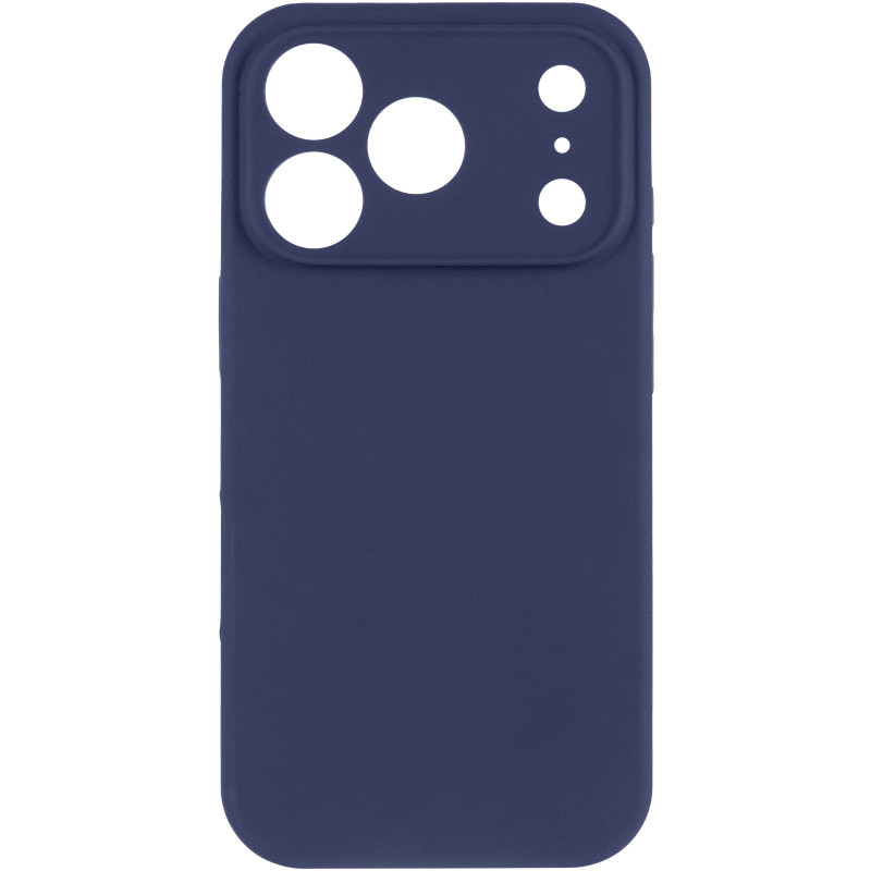 Фото Чехол Silk Full Camera Protective (AA) NO LOGO для Apple iPhone 17 Pro / 18 Pro (6.3") (Синий / Deep navy) на vchehle.ua
