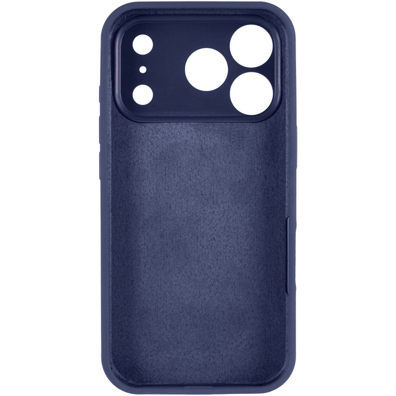 Фото Чехол Silk Full Camera Protective (AA) NO LOGO для Apple iPhone 17 Pro / 18 Pro (6.3") (Синий / Deep navy) в магазине vchehle.ua