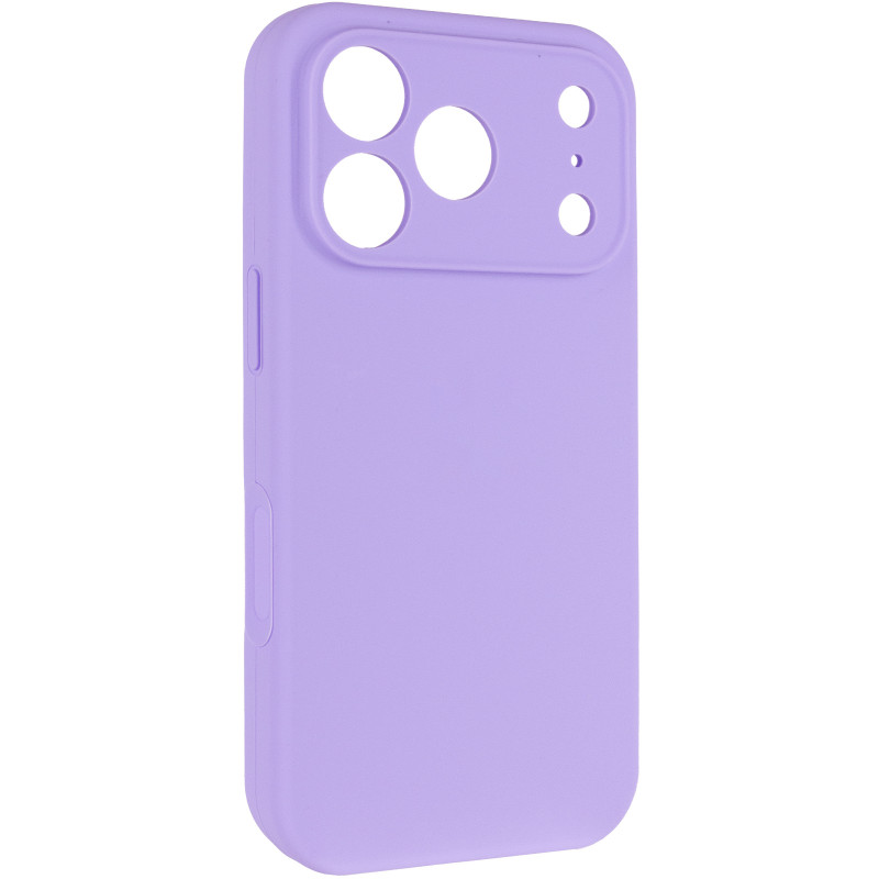 Чехол Silk Full Camera Protective (AA) NO LOGO для Apple iPhone 17 Pro / 18 Pro (6.3") (Сиреневый / Dasheen)