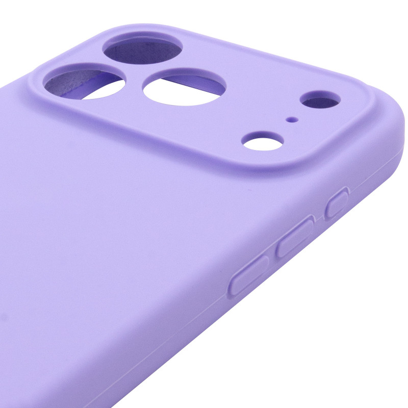 Чехол Silk Full Camera Protective (AA) NO LOGO для Apple iPhone 17 Pro / 18 Pro (6.3") (Сиреневый / Dasheen) в магазине vchehle.ua
