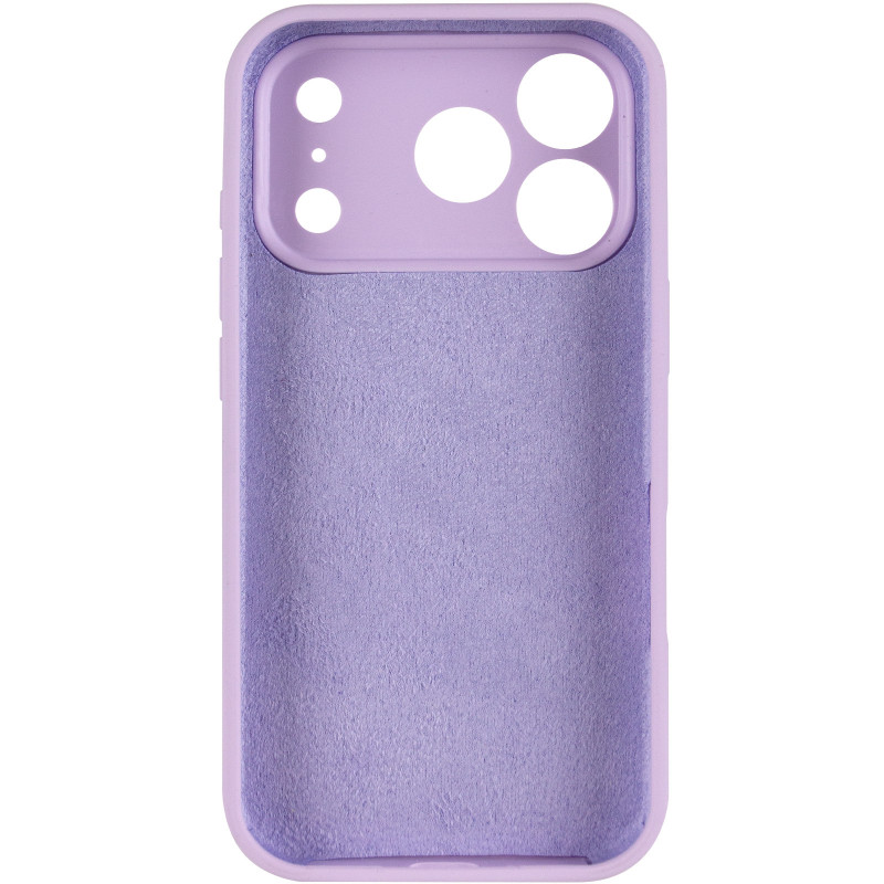 Фото Чехол Silk Full Camera Protective (AA) NO LOGO для Apple iPhone 17 Pro / 18 Pro (6.3") (Сиреневый / Lilac) в магазине vchehle.ua