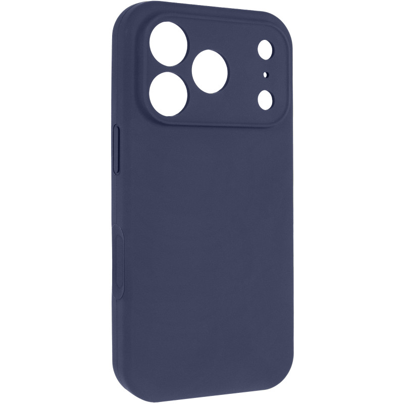 Чехол Silk Full Camera Protective (AA) NO LOGO для Apple iPhone 17 Pro / 18 Pro (6.3") (Темно-синий / Midnight blue)