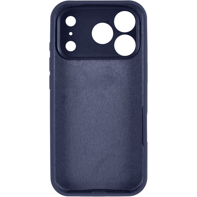 Фото Чехол Silk Full Camera Protective (AA) NO LOGO для Apple iPhone 17 Pro / 18 Pro (6.3") (Темно-синий / Midnight blue) в магазине vchehle.ua
