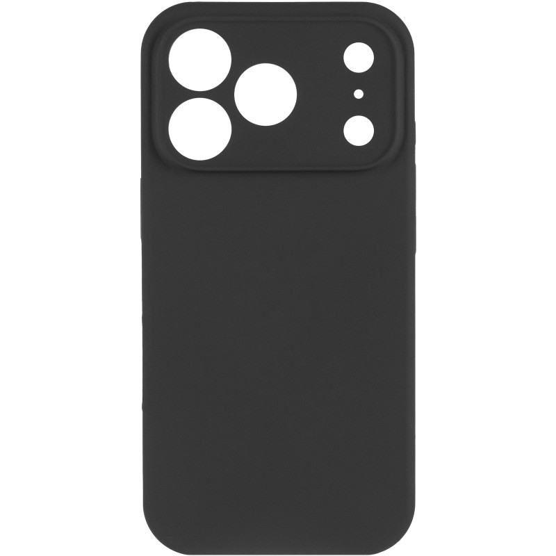 Фото Чехол Silk Full Camera Protective (AA) NO LOGO для Apple iPhone 17 Pro / 18 Pro (6.3") (Черный / Black) на vchehle.ua