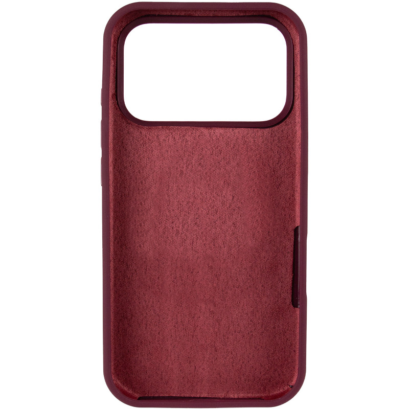 Фото Чехол Silk Full Protective (AA) NO LOGO для Apple iPhone 17 Pro / 18 Pro (6.3") (Бордовый / Plum) в магазине vchehle.ua