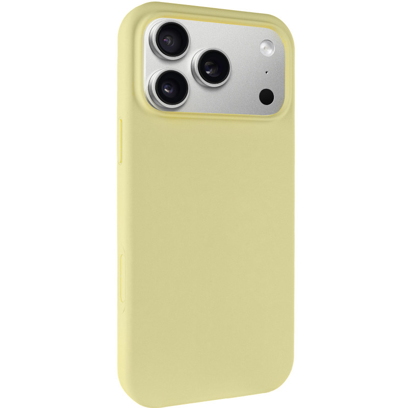 Чехол Silk Full Protective (AA) NO LOGO для Apple iPhone 17 Pro / 18 Pro (6.3") (Желтый / Mellow Yellow)
